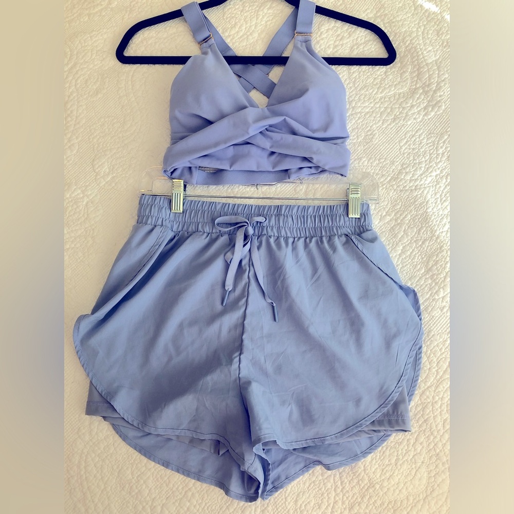 Buffbunny Candy Wrap Bra & Lifesaver Short - Rainwater Blue